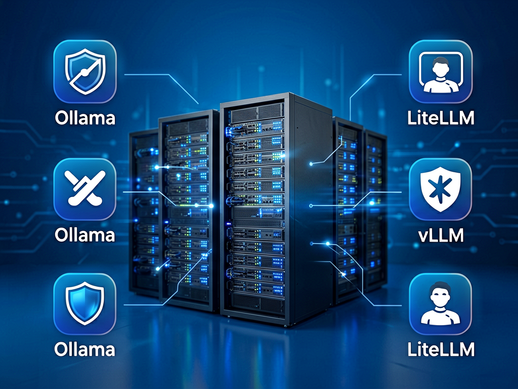 VPS 多模型 AI 服务集群：Ollama + vLLM + LiteLLM 混合部署实战（2026 年 6 月）